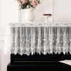 Neumann White Lace Piano Cover Hollow Out Embroidery Dust Cover Bench Cover