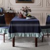 Combe Tablecloth Vintage Farmhouse Table Cover Lotus Leaf  Tablecloth