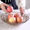 Glassy Delight: Thickened Glass Fruit Plate and Bowl for Elegant Serving