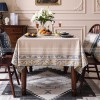 Piedmont Tablecloth Waterproof  Velvet Fabric Dining Table Cover