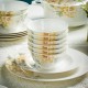 Romantic Trip Hand-made Tableware Set Ceramic Dinnerware Set 48 Pcs