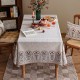 Chloe Tablecloth Cotton And Linen Dining Table Cloth Cover