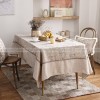 Aida Tablecloth Vintage Pastoral Style Table Cloth Waterproof Cover