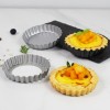 4-Inch Egg Tart Pan Cake Baking Pan Non-stick Round Fruit Pie Pan