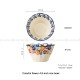 カラフルな花食器セラミックディナー食器ボウルプレートポット皿