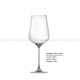 Intergrated Shaped Bordeaux Crystal Red Wine Stemware