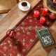 Lapland Table Runner Christmas Table Runner Luxury Red Counter Cover