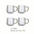 Wheat Ears Cup Set of 4 