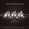 304 Stainless Steel Seasoning Jar Set Kitchen Seasoning Box Set of 3