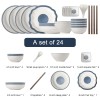 Minimalist Japanese Style Household Tableware Set - Fresh Dinnerware Set