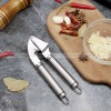 Stainless Steel Garlic Press Garlic Squeezer with Mashed Garlic