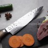 Hammer Grain 8-Inch Steel Knife Log Handle Multi-purpose Cooking Knife