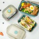 Foldable Silicone Lunch Box Microwave Oven Crisper Sealing Box