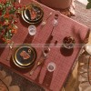 Funhua Tablecloth Desk Cover Red Velvet Plaid Dining Table Cloth