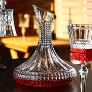 Crystal Glass Oblique Decanter Red Wine Dispenser Wine Aerator 1800ml Crystal Glass Oblique Decanter Red Wine Dispenser Wine Aerator 1800ml