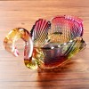 European Fruit Pot Snack Plate Crystal Glass Swan Fruit Bowl