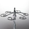 Steel And Glass Rack Wine Glass Cup Holder Goblet Holder For 6 Cups