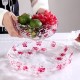 European Glass Plum Fruit Bowl and Candy Pot Set of 2 - Delightful Duo