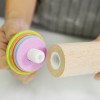 Premium Adjustable Wooden Rolling Pin with Scale for Precision Baking