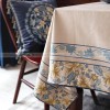 Piedmont Tablecloth Waterproof  Velvet Fabric Dining Table Cover