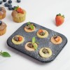 GlideBake Non-Stick Coating Baking Pan: Cupcake, Muffin, and Egg Tart Mold