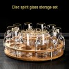 White Spirit Dispenser Set Gold-rimmed Crystal Glass Liquor Glass