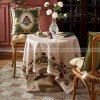 Kashaa Tablecloth Waterproof Dining Table Cover Cotton Linen Fabric Kahki