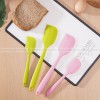 Versatile Silicone Baking Tools: Set of 4 Cake Cream Spatulas for Effortless Mixing