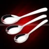 Flat Bottom Spoon Food Grade 304 Stainless Steel Spoon Soup Spoon