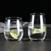 Lead Free Glass Tumblers Set of 6 Water Glass Beer Milk Juice Cups