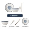 Minimalist Japanese Style Household Tableware Set - Fresh Dinnerware Set