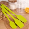 Silicone Baking Mastery: Set of 3 Cake Cream Spatulas for Precision Mixing