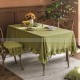 Polperro Tablecloth Lotus Leaf Table Cover Pastoral Table Clothes