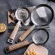 304 Stainless Steel Household Strainer Creative Wooden Handle Filter Spoon