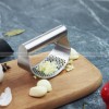 Stainless Steel Manual Garlic and Ginger Masher with Ring Handle