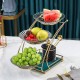 Contemporary Elegance: Crystal Glass Fruit Plate Stand for Stylish Snacking and Display