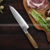 ZenChef: Japanese Chef's Knife with Natural Zebra Wood Grain Handle