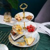 Bone China Multi-layer Dessert Plate Stand Rack Fruit Plate