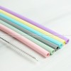 Food Grade Recyclable Silicone Straw Set Collapsible Drinking Tool