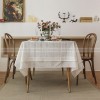 Egsuisheim Tablecloth Table Fabric Lace White Covering Clothes