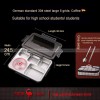 Compartmentalized Stainless Steel Insulated Lunch Box Bento Set