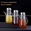 High Borosilicate Glass Oil Pot Seasoning Bottle Soy Sauce Bottle