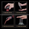 Red Wine Corkscrew Electric Corkscrew Automatic Corkscrew 4-piece Set