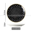 Nordic Minimalist Charm: Modern Round Ceramic Plate Set of 2 (8" and 10")