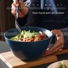 Ceramic Matte Bowl Household Fresh Deep Bowl Colors Noodle Bowl 8"