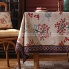 Villa Maria Tablecloth Cotton Linen Fabric Country Pastoral Desk Cover