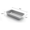 Fruit Pie Baking Pan 5-inch Baking Pan Toast Bread Cake Mold Set of 2