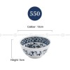 Japanese Blue and White Ceramic Bowl Underglazed Bowl 3.8'' Set of 4