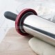 Stainless Steel Adjustable Thickness Rolling Pin for Precision Baking - 11 Inches