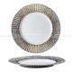 Carll Solar Series Dinnerware Collection Hotel Dishes Golden/White Dinner Plate